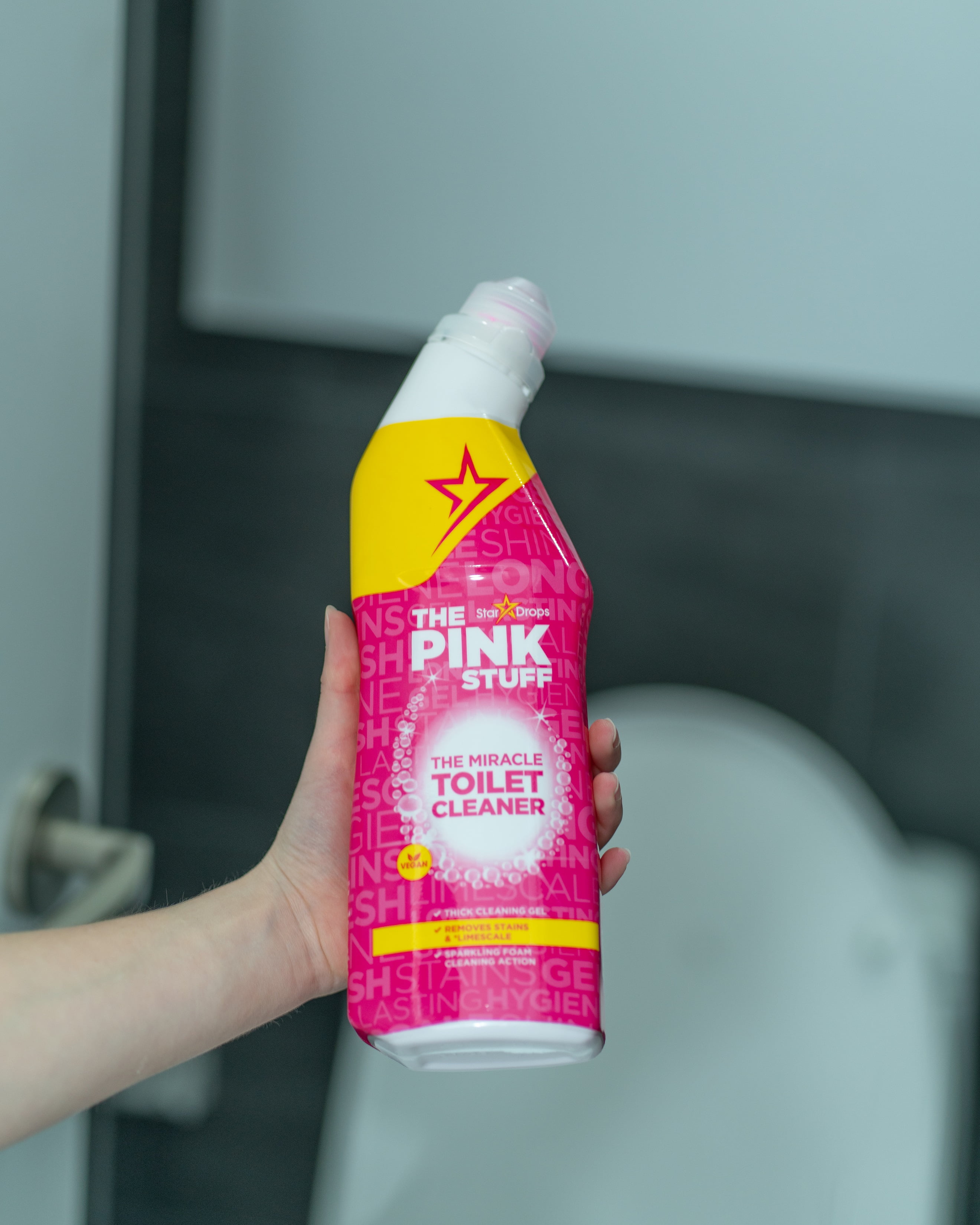 Toilet Clean Using The Pink Stuff Toilet Cleaner And Cif Bathroom Mousse  🚽🧼 