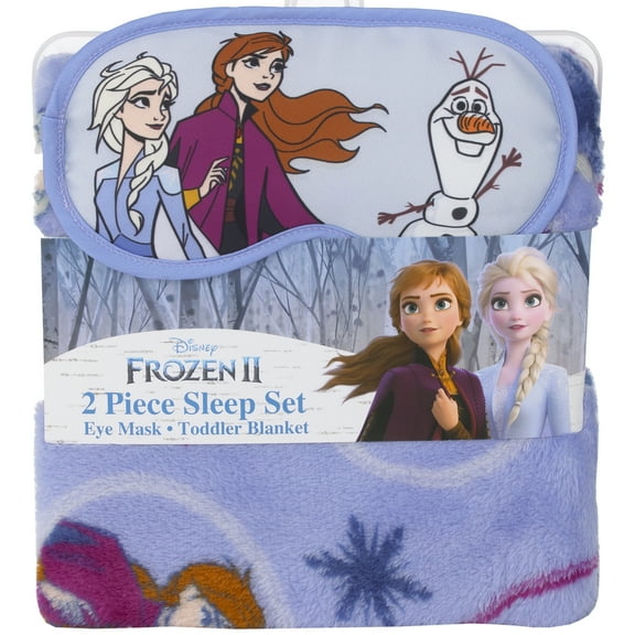 Disney Frozen 2 Magical Journey Toddler Blanket and Sleep Mask Set