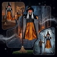 thumbnail image 4 of ShengapQ Halloween Decorations Luminous Witch Hanging Prop Terrifying Outdoor Décor Scary Voice Activation Ghost Toy, 71in, 4 of 7