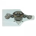 thumbnail image 1 of Industrial Cutting Board, Collage with Owl Cog Hardware Gear Machinery Animal Print, Decorative Tempered Glass Cutting and Serving Board, Wine Bottle Shape, Grey White Brown, by Ambesonne, 1 of 1