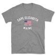 thumbnail image 1 of Cape Elizabeth Maine Patriot Men's Cotton T-Shirt, 1 of 1