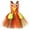 Yellow, variant on Mercatoo Girls Thanksgiving Turkey Puffy Dress Mesh Gown Cute Festival 𝐂osplay Outfit with Headband and Socks for Feast