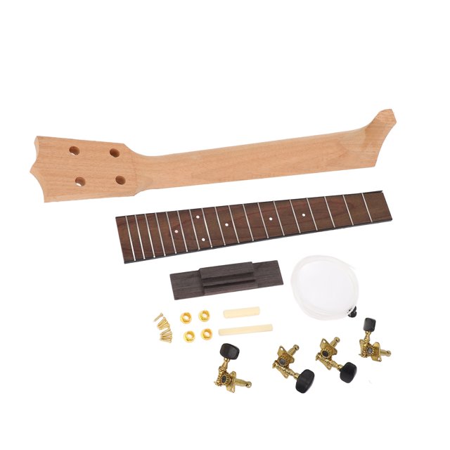 Kit de Cou Ukulélé, Design Personnalisable Kit de Construction de Cou Ukulélé pour la Maison