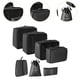 thumbnail image 2 of 7 Uds. de cubos de embalaje para maletas, cubos de viaje, bolsa de ropa interior, organizadores de embalaje resistentes al agua, bolsas de viaje para Negro, 2 of 9