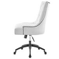 thumbnail image 3 of Computer Work Desk Tufted Chair, Fabric, Black White, Modern Contemporary Urban Design, Home Business Office Furniture, 3 of 9