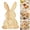 F, variant on Easter Bunny Plate,Farmhouse Charcuterie Boards ,Rabbit-Shaped Wooden Charcuterie Serving Platters Wood Serving Board Funny Serving Platter for Easter or Spring Rustic Decorative