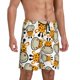 thumbnail image 2 of Fotbe Giraffes Head Pantalones Cortos de Pijama para Hombre, Ropa de Dormir, Pantalones de Pijama Cortos para Hombre-4X-Large, 2 of 6