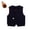 Black, variant on MXIEZI Kids Boys Formal Suit Vest Toddler Baby Classic Lapel Dress Waistcoat Vest for Wedding Party 2-15T
