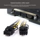 thumbnail image 4 of 6pcs 8Pin hembra a 2x8Pin(6+2) Cable de alimentación GPU macho Cable divisor PCI-E, 4 of 9
