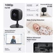 thumbnail image 2 of Tapo by TP-Link Cámara de seguridad interior 1080P para monitor de bebé, cámara para mascotas con detección de movimiento, audio bidireccional, visión nocturna, almacenamiento en la nube y tarjeta SD,, 2 of 5