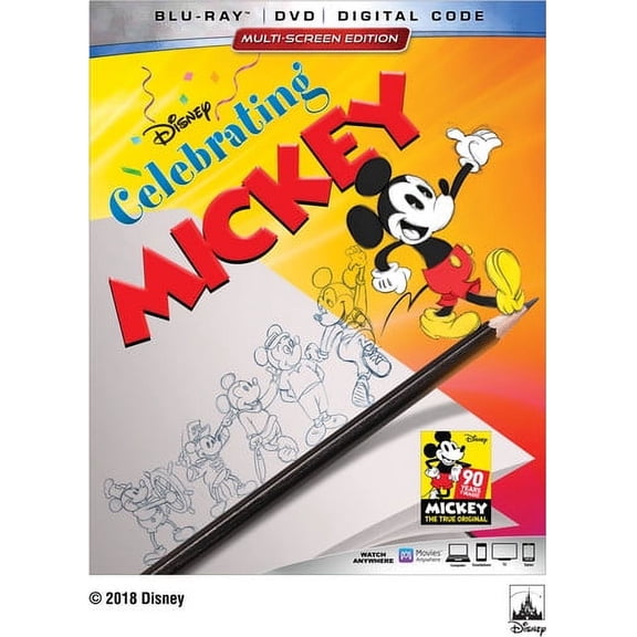 Celebrating Mickey (Blu-ray DVD Digital Code)