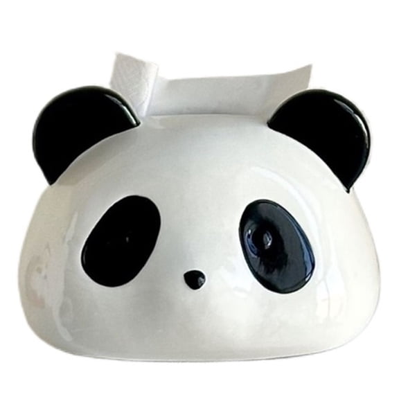 Cute Exquisite Creamy Style Tissue Box Creative Modern Paper Box Household Living Room Desktop Ceramic Napkin Paper Box