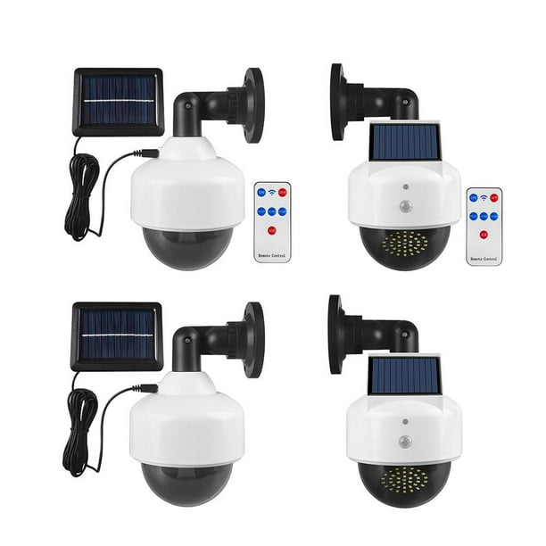 Lámpara Monitoreo de simulación de inducción de cuerpo de luz de cámara falsa solar LED para el hogar (B)