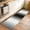 Black, variant on 3ft Round Rug, Gray Purple Non-Skid Rubber Backing Large Area Rugs - Living Room Bedroom Home Office, Modern Gradient Geometric Indoor Floor Mat Carpets Washable Rug