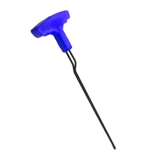 Herramienta de extracción de agarre de golf, removedor de agarre de golf, herramienta portátil de agarre de golf para golfistas adultos, fácil de usar Azul