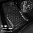 thumbnail image 2 of Juego completo de alfombrillas CAR PASS Diamond Rubber antideslizantes, color negro, 2 of 9
