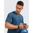 thumbnail image 3 of Camiseta CRZ YOGA ligera de manga corta para hombre azul XL, 3 of 6
