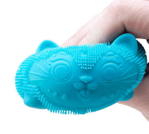 Nee Doh Fuzz Wild Cat, 1 random color