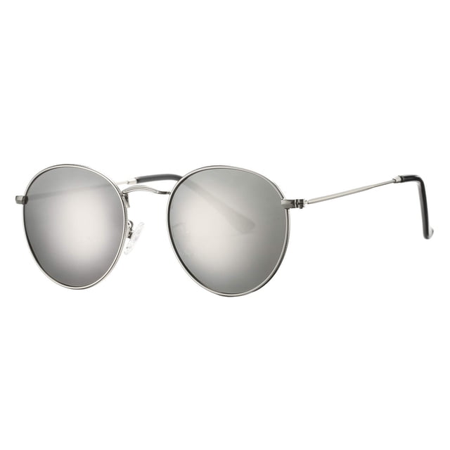Lentes de Sol Pro Acme Pequeños Redondos de Metal Polarizados para Mujer
