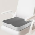 thumbnail image 2 of Comfortable Seat Cushion for Prolonged Sitting - 40x40x5.5cm/15.75x15.75x2.17 inch - Ideal for Office & Home Use - Available in Navy, Pink, Dark Gray, 2 of 6