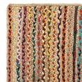 thumbnail image 5 of · REDEARTH · Jute Cotton Chindi Area Rug - 4'x6' Rectangular Rug, Handwoven, Non-Shedding, Soft & Durable – Multi Tones for Home Décor in Living Room, Dining Room, Bedroom, 5 of 7