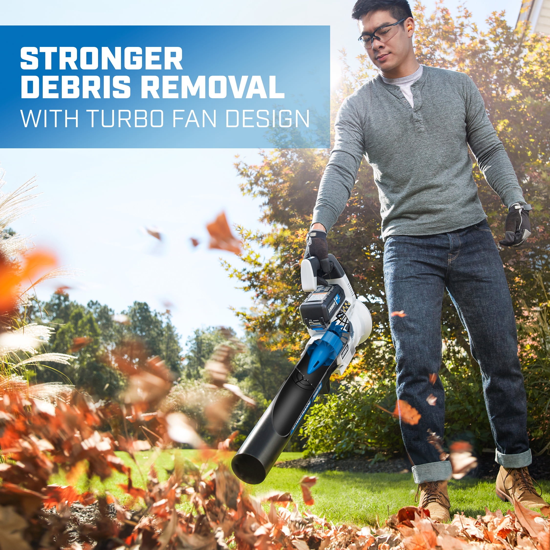 HART 40-Volt Cordless Brushless Blower (Battery Not Included)