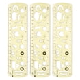 thumbnail image 1 of Unique Bargains 3pcs Unbreakable Flexible Rulers 20cm/8' Double Scale Shatterproof Folding Plastic Ruler, Light Green, 1 of 6