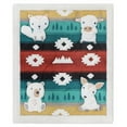 thumbnail image 5 of The Peanutshell Organic Cotton Crib Bedding Set for Baby Boys, Western Woods, 4 Pieces, 5 of 7