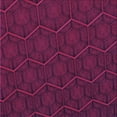 thumbnail image 1 of Ahgly Company Indoor Square Patterned Dark Magenta Purple Area Rugs, 8' Square, 1 of 6