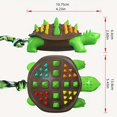 thumbnail image 2 of Colorful Alligator Turtle Toy Dog Chew Toy Dog Molar Toy Knot Dog Teeth Cleaning Interactive Dog Toy, 2 of 5