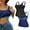 Bla/Blu, variant on Sociala Women's Cotton Tank Tops with Built-in Shelf Bra Adjustable Wide Strap Camisoles Basic Cami Shirts, 2-Pack