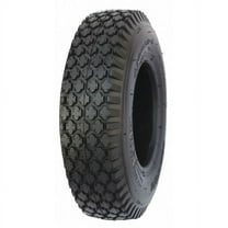 Hi-Run Lawn/Garden Tire, 11.6 in OD, 4.10/3.50-5, 2 Ply, Rubber WD1049