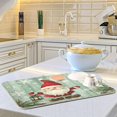 thumbnail image 2 of Christmas Gnome with Lantern Dish Drying Mat for Kitchen Counter Absorbent Microfiber Drying Pad, Large 18x24 in, Reversible Drainer Mats, 2 of 7