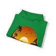 thumbnail image 5 of Retro Hawaiian Sunset Hoodie Unisex Heavy Blend™ Hooded Sweatshirt, 5 of 9