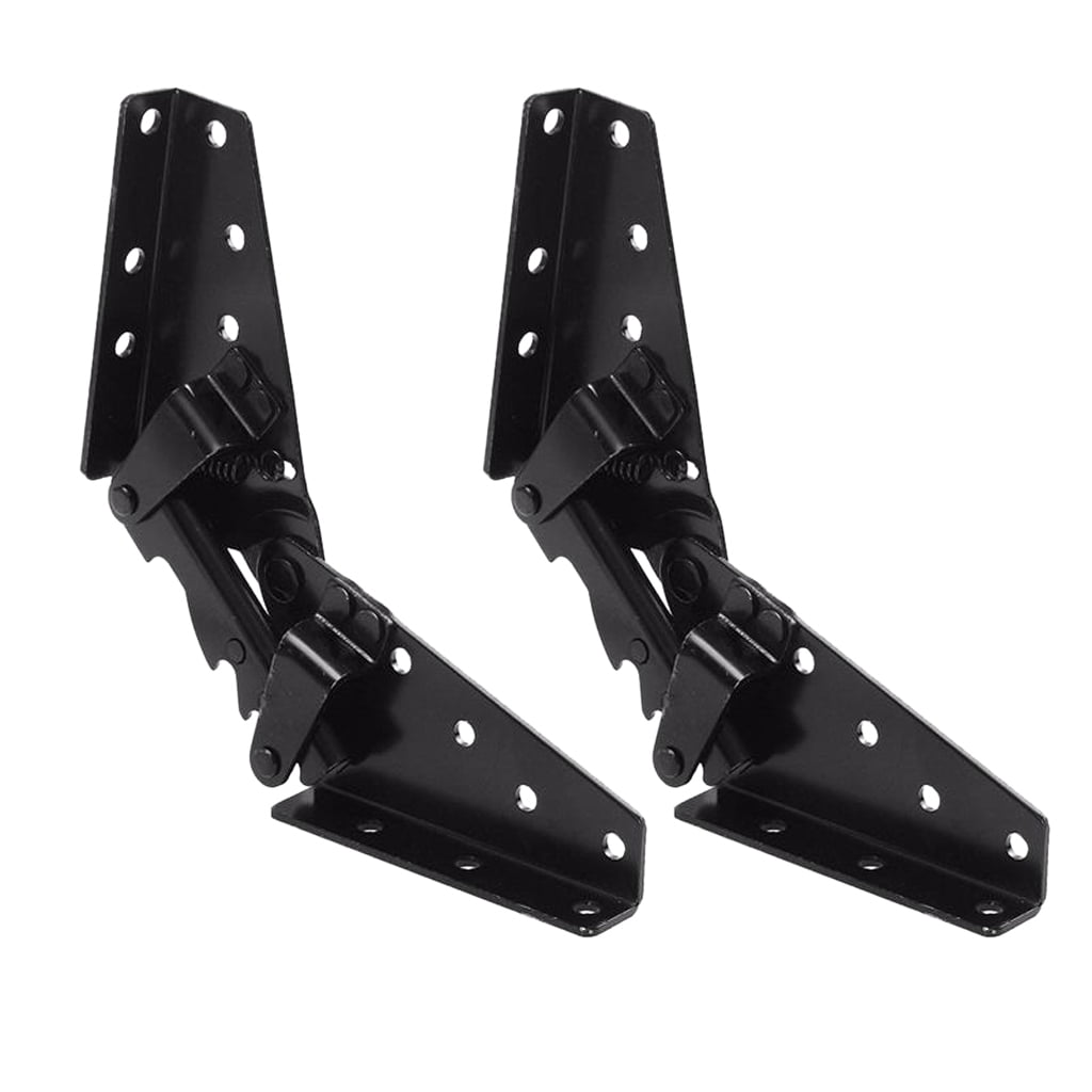 2pcs Adjustable Angle 3Positions Hinges Sofa Recliner Black