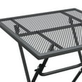 thumbnail image 3 of vidaXL Patio Table Expanded Metal Mesh 31.5"x31.5"x28.3"/23.6"x23.6"x28.3", 3 of 18