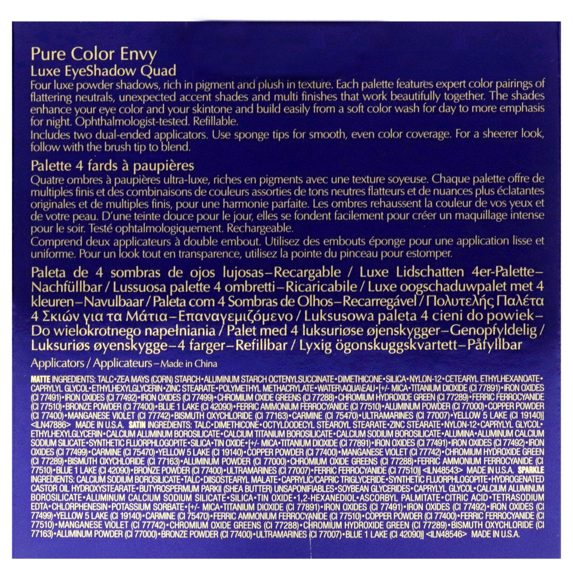 Estee Lauder Pure Color Envy Luxe Eyeshadow Quad - 04 Desert Dunes