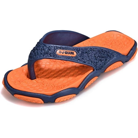 

Flip Flops for Men Comfort Beach Shower Shoes Lightweight Slip-on Sandals Quick Dry Slipper Casual Thong Sandals Outdoor