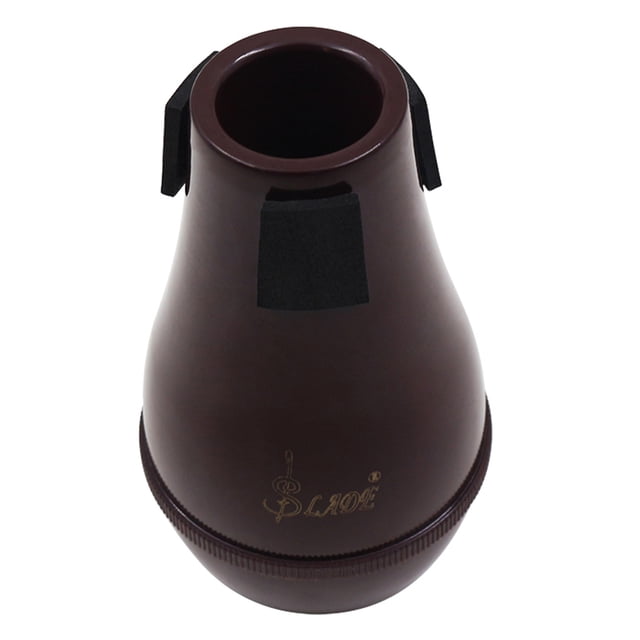 Greeniant Silenciador de sordina recta para trombón Sourdine para trombón alto tenor - Rojo oscuro Accesorios para instrumentos musicales