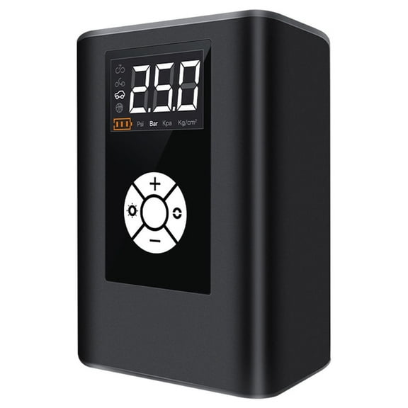 Pompe à Pneus pour Vélo et Voiture, Gonfleur de Pneus Portable, Pompe à Pneus Sans Fil, Pompe Électrique Numérique avec Lumière DEL d'Urgence pour Voiture, Pneu, Vélo, Motocyclette, Balle