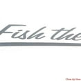 thumbnail image 3 of Tracker Boat Decals | Fish the Finest Gray Stickers (Pair), 3 of 3