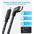 thumbnail image 3 of RGHJAR-Link Cable 10FT for Meta/Oculus Quest 3S/Quest 3/Quest 2/Pro Accessories, High Speed Data Transfer Type C Replacement Charging Cable,USB C to USB C 3.0 Fast Charger Cord for VR Headset(10FT), 3 of 3