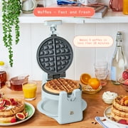 Beautiful Rotating Belgian Waffle Maker, Hydrangea by Drew Barrymore