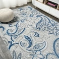 thumbnail image 3 of JONATHAN Y AMALFI COAST 8 x 10 Area Rug, Gordes Paisley - Light Gray/Blue, AMC103C-8, 3 of 10