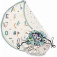 thumbnail image 4 of Play & Go - ABC Alphabet & Animal Friends - 3-in-1 Play Mat - Storage Bag & Diaper Bag - Double-sided with Rainbows and Shapes - Fun & Interactive for Kids - 140 cm Diameter - Suitable for Newborn to, 4 of 5