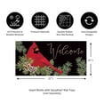 thumbnail image 2 of Evergreen Cardinal and Evergreen Sassafras Indoor Outdoor Switch Doormat 1'10"x10" Multicolored, 2 of 4