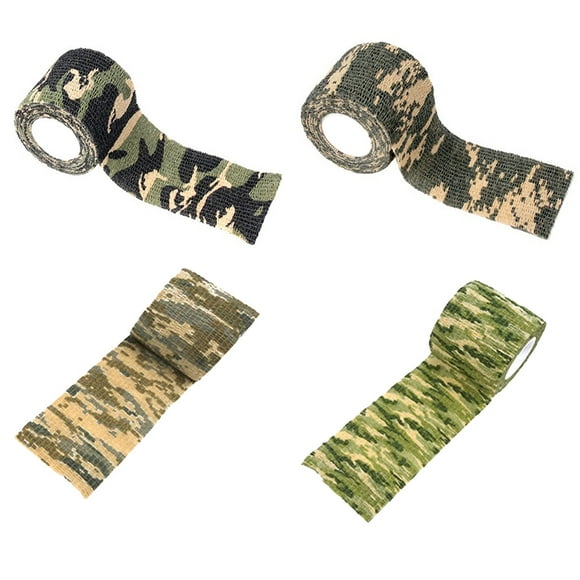Outdoor Camo Bicycle Sticker Masquerading Camping Camouflage Stealth Duct Tape Adhesive Wrap