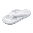 thumbnail image 6 of Rokment Orthopedic Cloud Pillow Slippers for Women Men Unisex Waterproof Swim Pool Arch Support Cushioned Flip Flops Beach Summer Water Sandals Indoor Outdoor Shower Slip on Slides White Size 11, 6 of 7