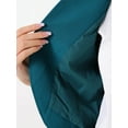thumbnail image 5 of DARING DIVA Women's Business Blazer 3/4 Sleeve Collarless Cardigan XL Blue Green, 5 of 6