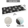 thumbnail image 3 of Haosy Cool Skulls Filigree Bathroom Rugs Non Slip Absorbent Soft Plush Quick Dry Bath Mat, 39"x20", 3 of 8